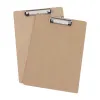 Brown clipboard office supplies, A4 thickened portable folder, desktop organization and storage Item Picture